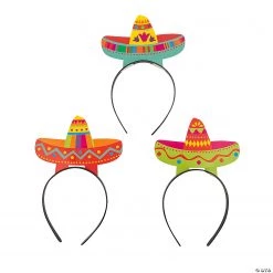 Fiesta Sombrero Head Boppers - 12 Pc.