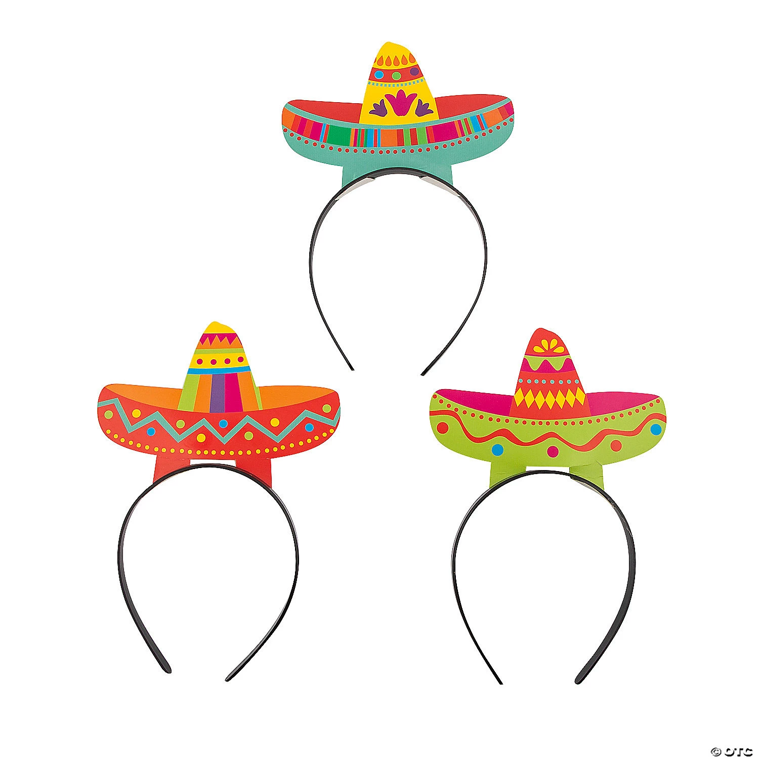 Fiesta Sombrero Head Boppers - 12 Pc. 1 Fiesta Sombrero Head Boppers - 12 Pc.