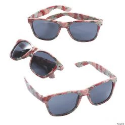 Floral Print Nomad Sunglasses - 12 Pc.