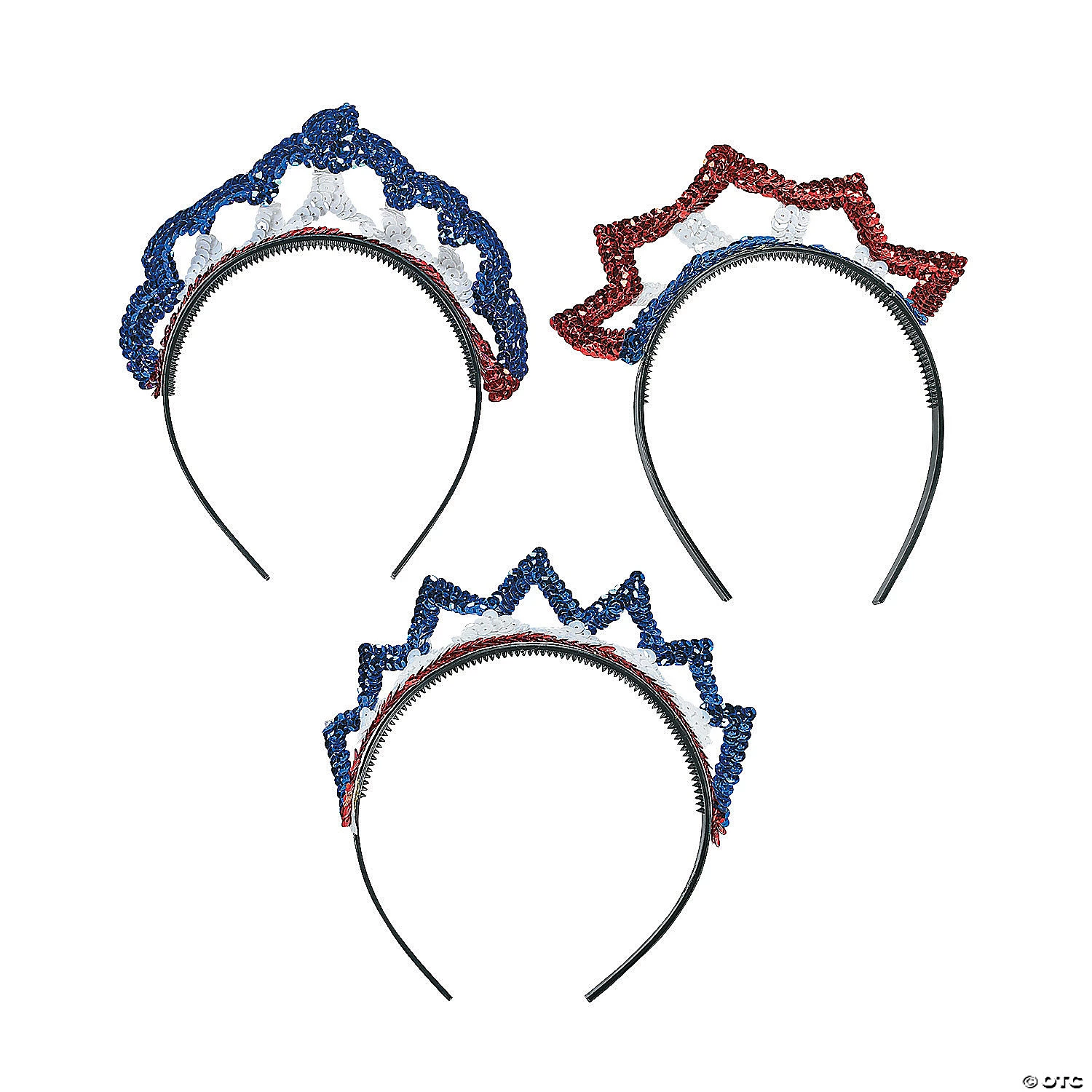 Freedom & Liberty Tiaras - 12 Pc. 1 Freedom & Liberty Tiaras - 12 Pc.