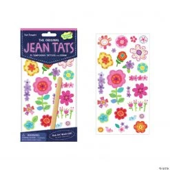 Fun Flowers Jean Tats Pack -Apparel & Accessories Sales fun flowers jean tats packjt3 a01