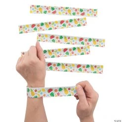 Fun Fruit Slap Bracelets - 12 Pc.