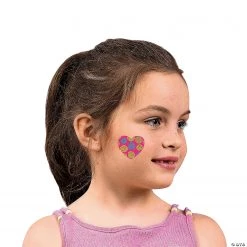 Funky Heart Temporary Tattoos - 72 Pc. -Apparel & Accessories Sales funky heart temporary tattoos 72 pc 32 898 a01
