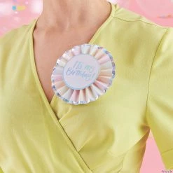Ginger Ray Iridescent It’s My Birthday Badge -Apparel & Accessories Sales ginger ray iridescent it s my birthday badge13937291 a01