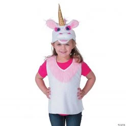 Girl’s Unicorn Vest & Hat Costume Set