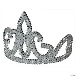 Girl's Silver Plastic Tiara