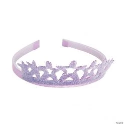 Glittered Tiaras - 12 Pc.