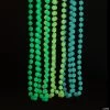 Glow-in-the-Dark Mardi Gras Beaded Necklaces - 48 Pc.