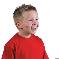 Glow-in-the-Dark Patriotic Temporary Tattoos - 72 Pc. -Apparel & Accessories Sales glow in the dark patriotic temporary tattoos 72 pc 35 681a a02