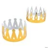 Gold Foil Crowns - 12 Pc.