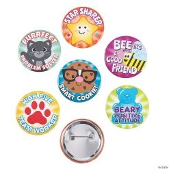 Good Behavior Buttons - 24 Pc.