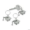Graduation Cap Keychains - 12 Pc.