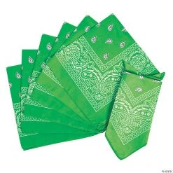 Solid Color Bandanas - 12 Pc.