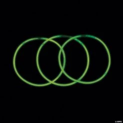 Green Glow Plastic Necklaces - 50 Pc.