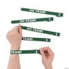 Team Spirit Whistle Slap Bracelets - 6 Pc.