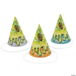 Gross Slime Cone Party Hats - 12 Pc.