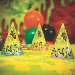 Gross Slime Cone Party Hats - 12 Pc. -Apparel & Accessories Sales gross slime cone party hats 12 pc 13845585 a02
