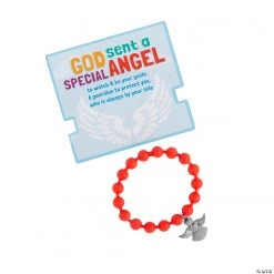 Guardian Angel Bracelets with Card - 12 Pc. -Apparel & Accessories Sales guardian angel bracelets with card 12 pc 13982945 a02