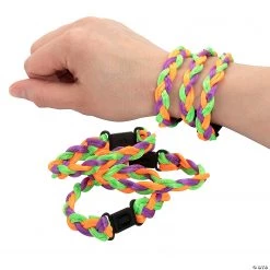 Halloween Braided Friendship Bracelets - 12 Pc. -Apparel & Accessories Sales halloween braided friendship bracelets 12 pc 14114102 a01
