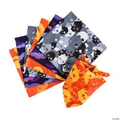 Halloween Camouflage Bandanas - 12 Pc.