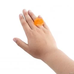 Halloween Glitter Rings - 48 Pc. -Apparel & Accessories Sales halloween glitter rings 48 pc 13981313 a01