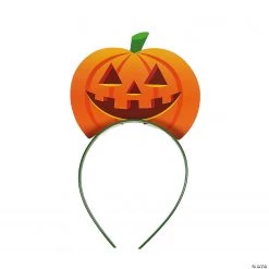 Halloween Jack-o-Lantern Headbands - 50 Pc.
