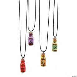 Halloween Potion Necklaces - 12 Pc.