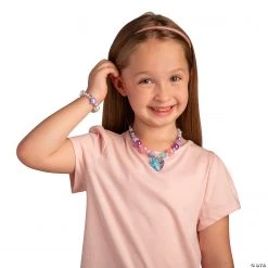 Heart Beaded Necklace & Bracelet Sets - 24 Pc. -Apparel & Accessories Sales heart beaded necklace and bracelet sets 24 pc 14090806 a01