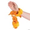 Hugging Stuffed Pterodactyl Slap Bracelets - 12 Pc.