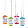 Humankind & Diversity Dog Tag Necklaces - 12 Pc.