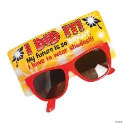 I Did It Graduation Sunglasses with Card - 12 Pc.