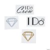 I Do Crew Metallic Temporary Tattoo Assortment - 12 Pc.