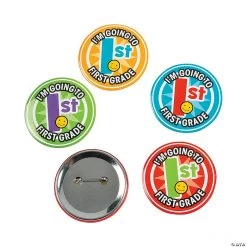I’m Going to First Grade Buttons