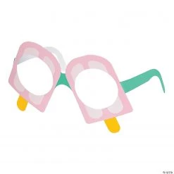 Ice Pop Paper Glasses - 12 Pc.