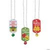 Inspirational Christmas Dog Tag Necklaces