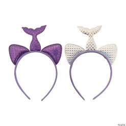 Iridescent Mermaid Headbands - 12 Pc.