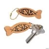 Jesus Fish Keychains - 12 Pc.