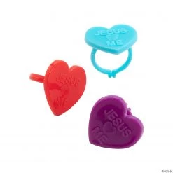 Jesus Loves Me Rings