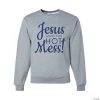Jesus Loves This Hot Mess Women’s Sweatshirt