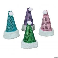 Jeweltone Santa Hats - 12 Pc.