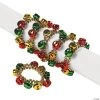 Jingle Bell Beaded Bracelets - 12 Pc.