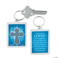 John 3:16 Keychains - 12 Pc.