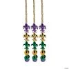 Jumbo Mardi Gras Bead Necklaces - 6 Pc.