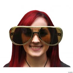 Jumbo Rock And Roll Glasses - 1 Pc.