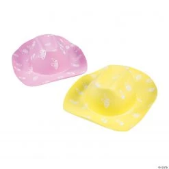Kid’s Easter Print Cowboy Hats - 12 Pc.