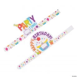 Kid's Birthday Party Crowns - 12 Pc. -Apparel & Accessories Sales kids birthday party crowns 12 pc 13933482 a02