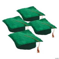 Kids' Felt Elementary School Graduation Mortarboard Hats - 12 Pc.