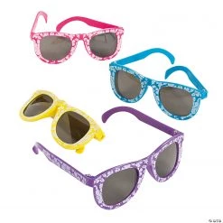 Kids’ Hibiscus Sunglasses - 12 Pc.
