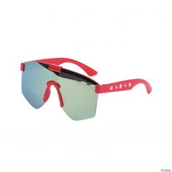 Kids’ Patriotic Retro Shield Sunglasses - 6 Pc.
