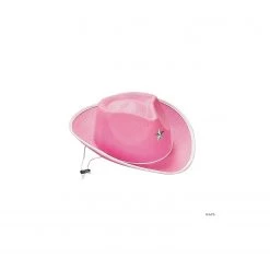 Kids’ Pink Cowgirl Hats - 12 Pc.